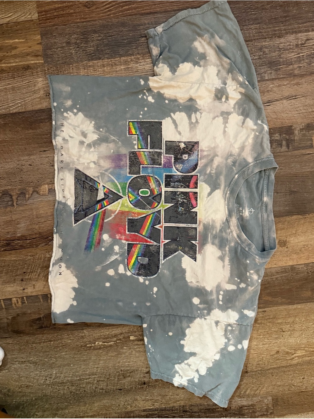 pink floyd size m crop